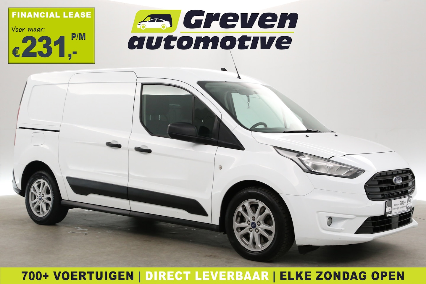 Ford Transit Connect - 1.5 EcoBlue 120PK L2 | 8-traps aut. | Airco | Cruise | Trekhaak | Stoelverw. | Parkeersens - AutoWereld.nl
