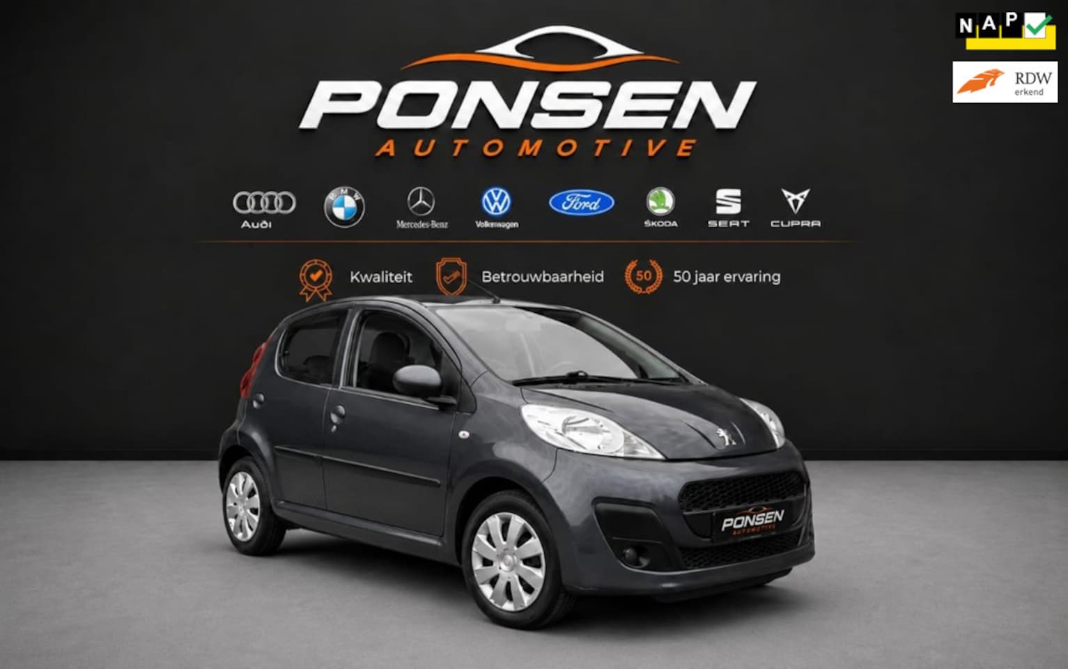 Peugeot 107 - 1.0 Access Accent met airco 5 drs - AutoWereld.nl