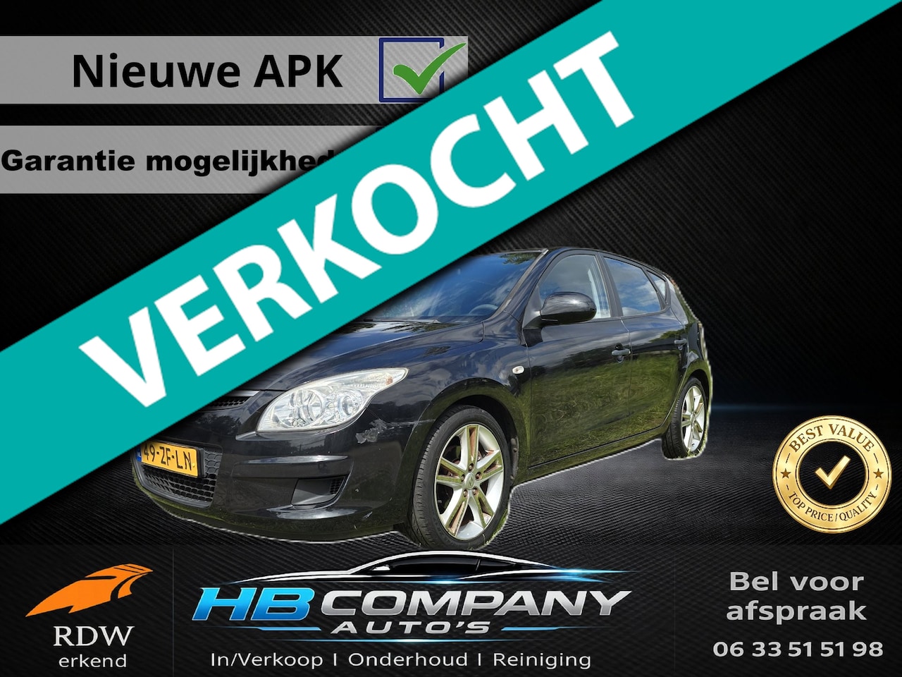 Hyundai i30 - 1.4i Active Cool | Airco | parkeersensoren | Nieuwe APK | NAP - AutoWereld.nl