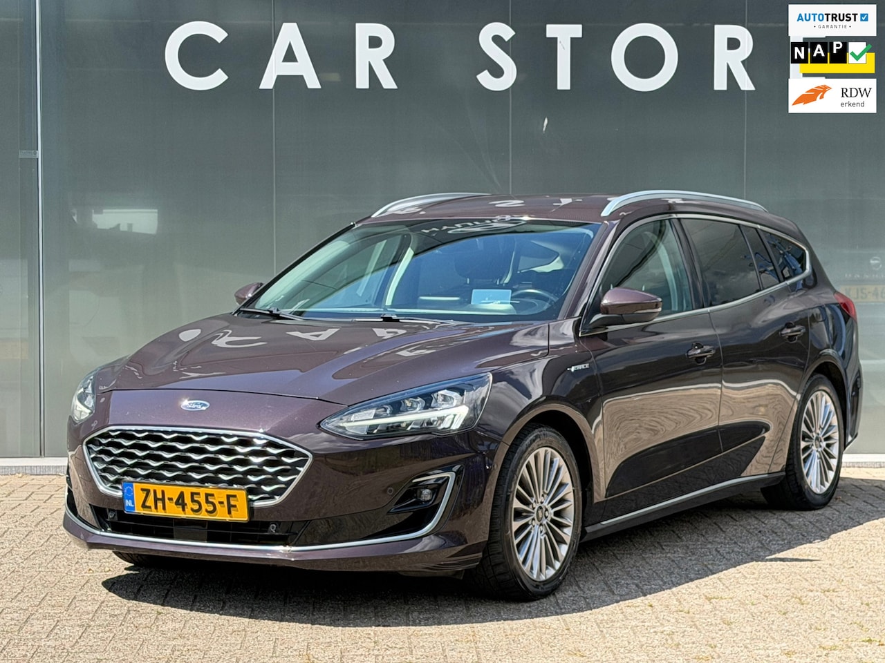 Ford Focus Wagon - 1.0 EcoBoost Vignale Trekhaak /Winterpak/B&O - AutoWereld.nl