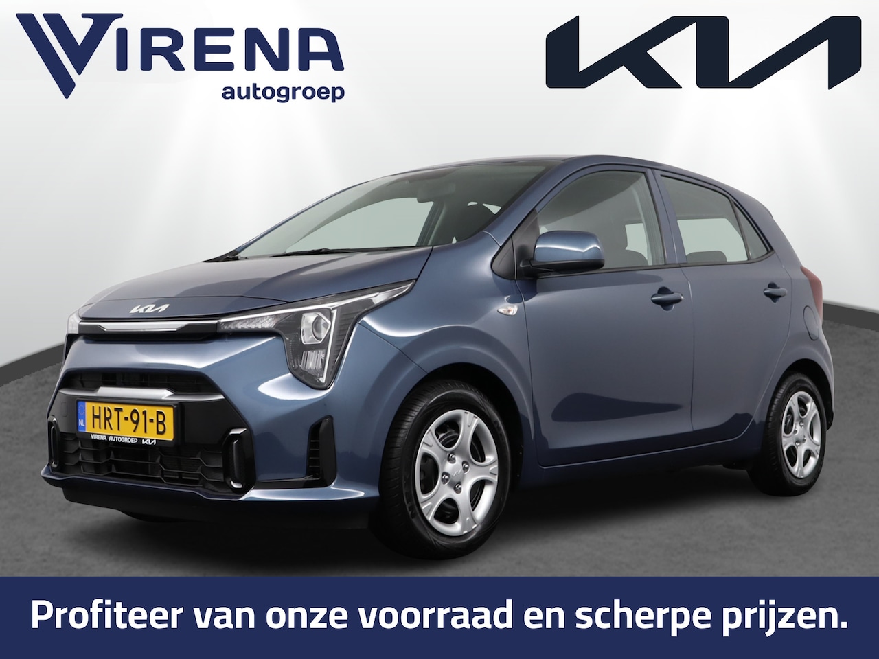 Kia Picanto - 1.0 DPI DynamicLine - Cruise Control - Airco - Navigatie -  Achteruitrijcamera - fabrieksg - AutoWereld.nl