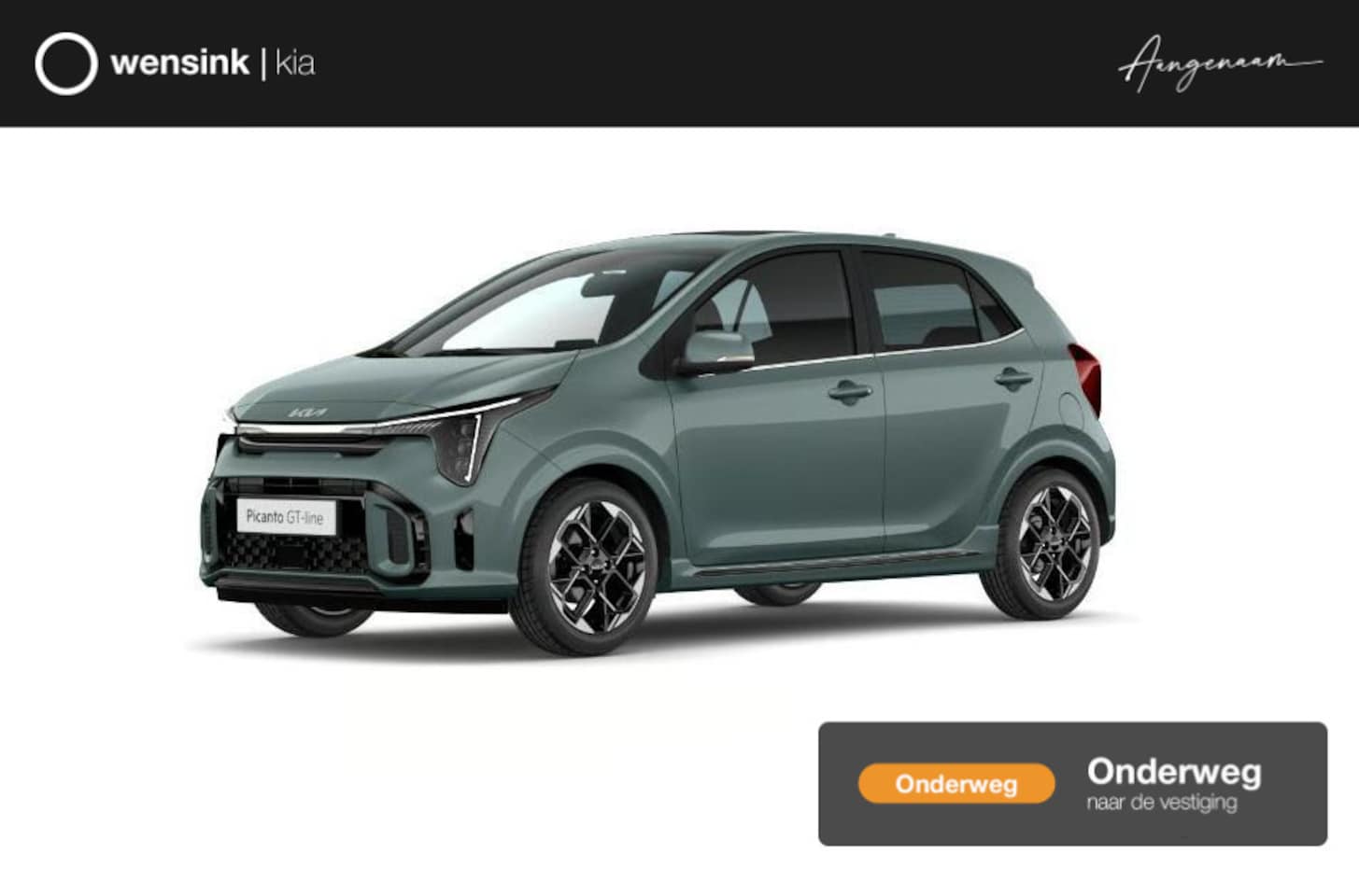 Kia Picanto - 1.0 GDi GT-Line | Panoramaschuifdak  | Stoelverwarming | Achteruitrijcamera | Dodehoekassi - AutoWereld.nl