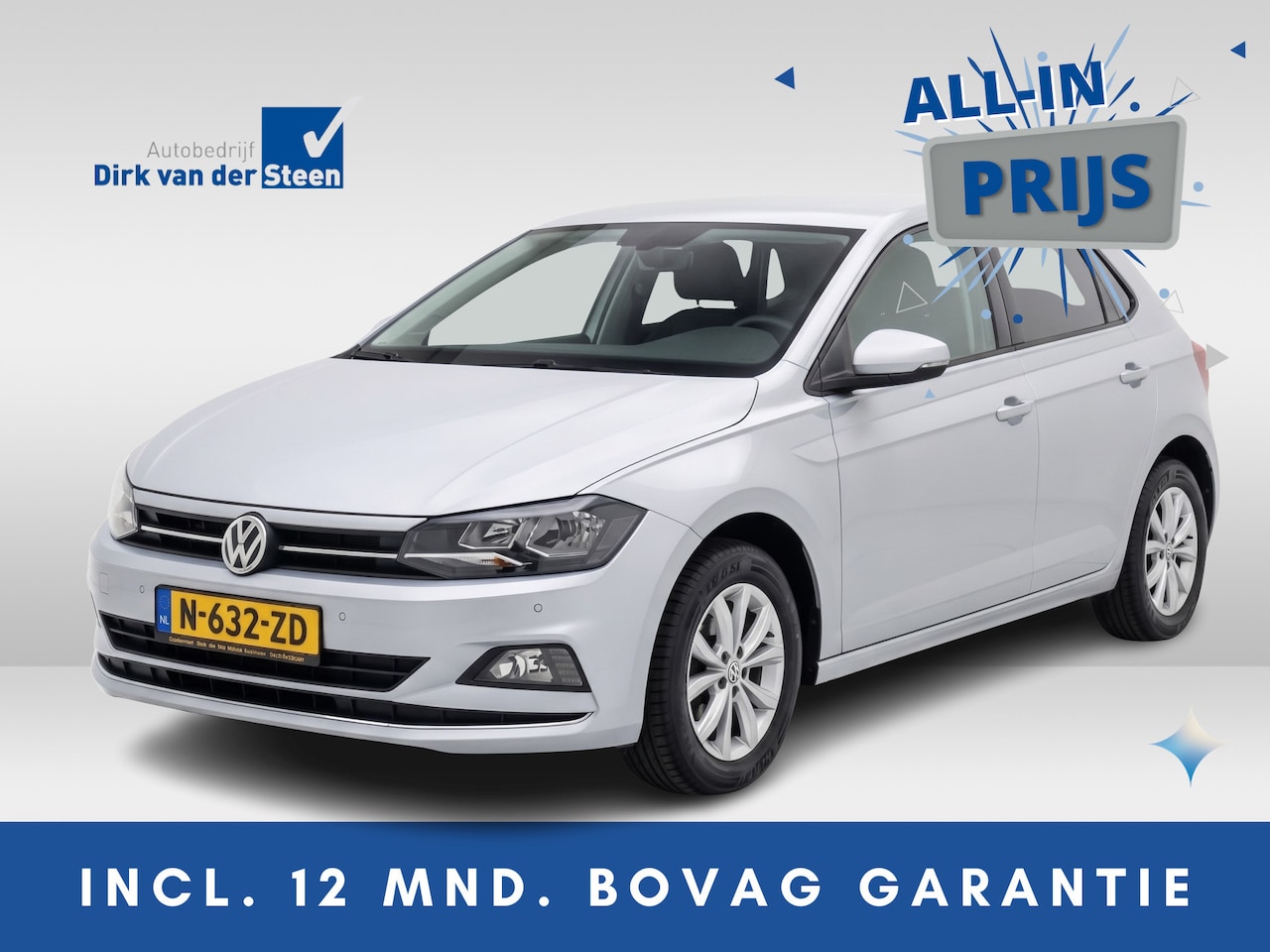 Volkswagen Polo - 1.0 TSI Comfortline Business | Parkeersensor voor en achter | Cruise control | Android aut - AutoWereld.nl