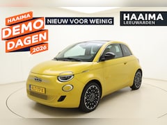Fiat 500 - La Prima 42 kWh | Glazen dak | Camera | Cruise control | La Prima uitvoering