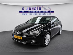 Volkswagen Golf Cabriolet - 1.4 TSI Goed onderhouden Prachtige auto | Afneembare trekhaak | Airco | Lederen sportstoel