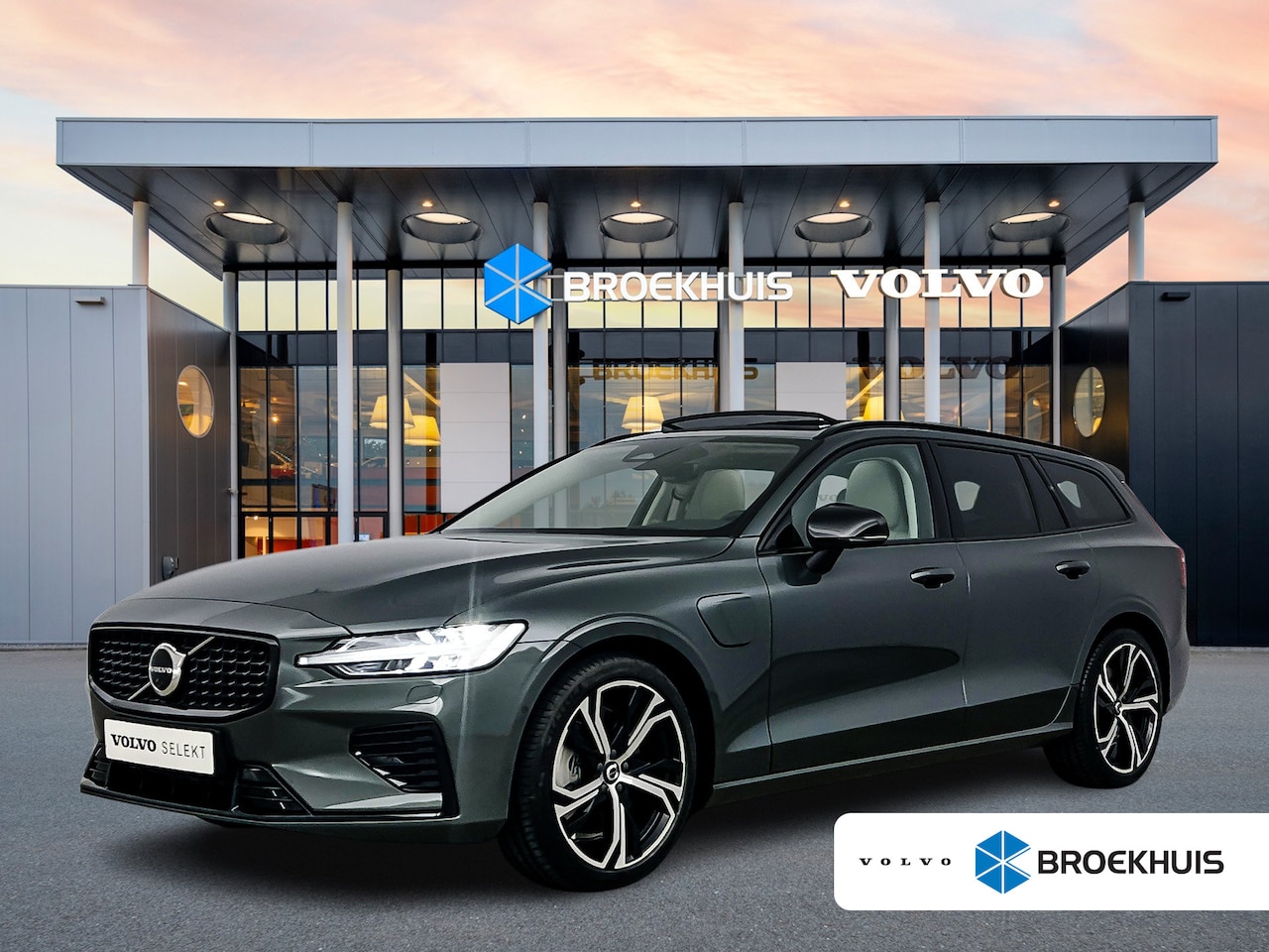 Volvo V60 - T6 Recharge Ultra Dark | 19" | Harman Kardon | Panoramadak | Head-Up | Full LED | 360 Came - AutoWereld.nl