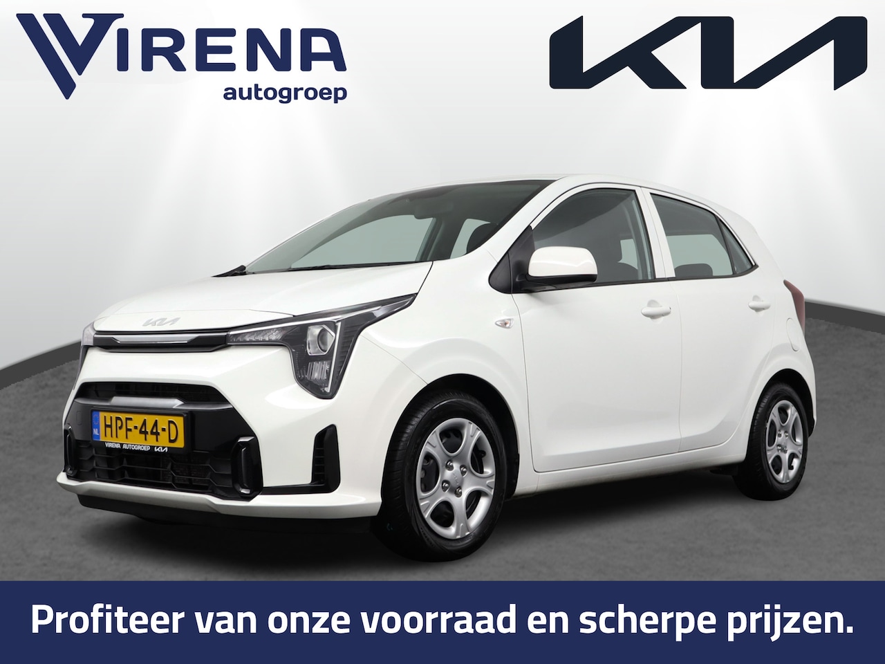 Kia Picanto - 1.0 DPI DynamicLine - Achteruitrij camera - Navigatie - Airco - Cruise controle - Fabrieks - AutoWereld.nl