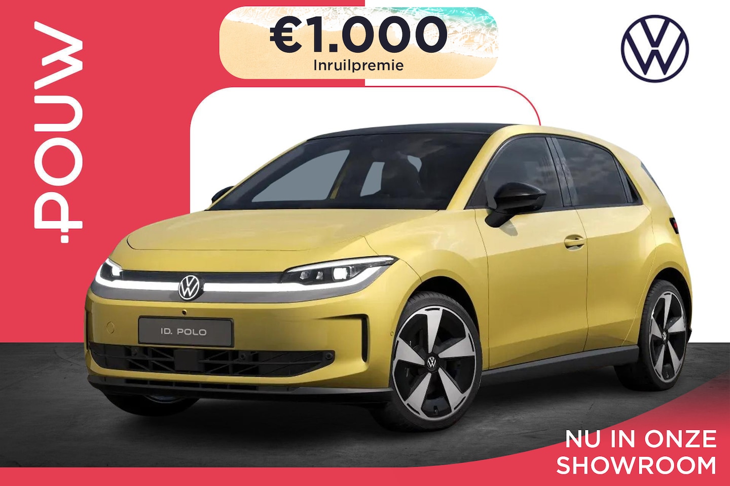 Volkswagen ID.Polo - 211pk Style First Edition 52 kWh | Panoramadak | 19" Velgen - AutoWereld.nl