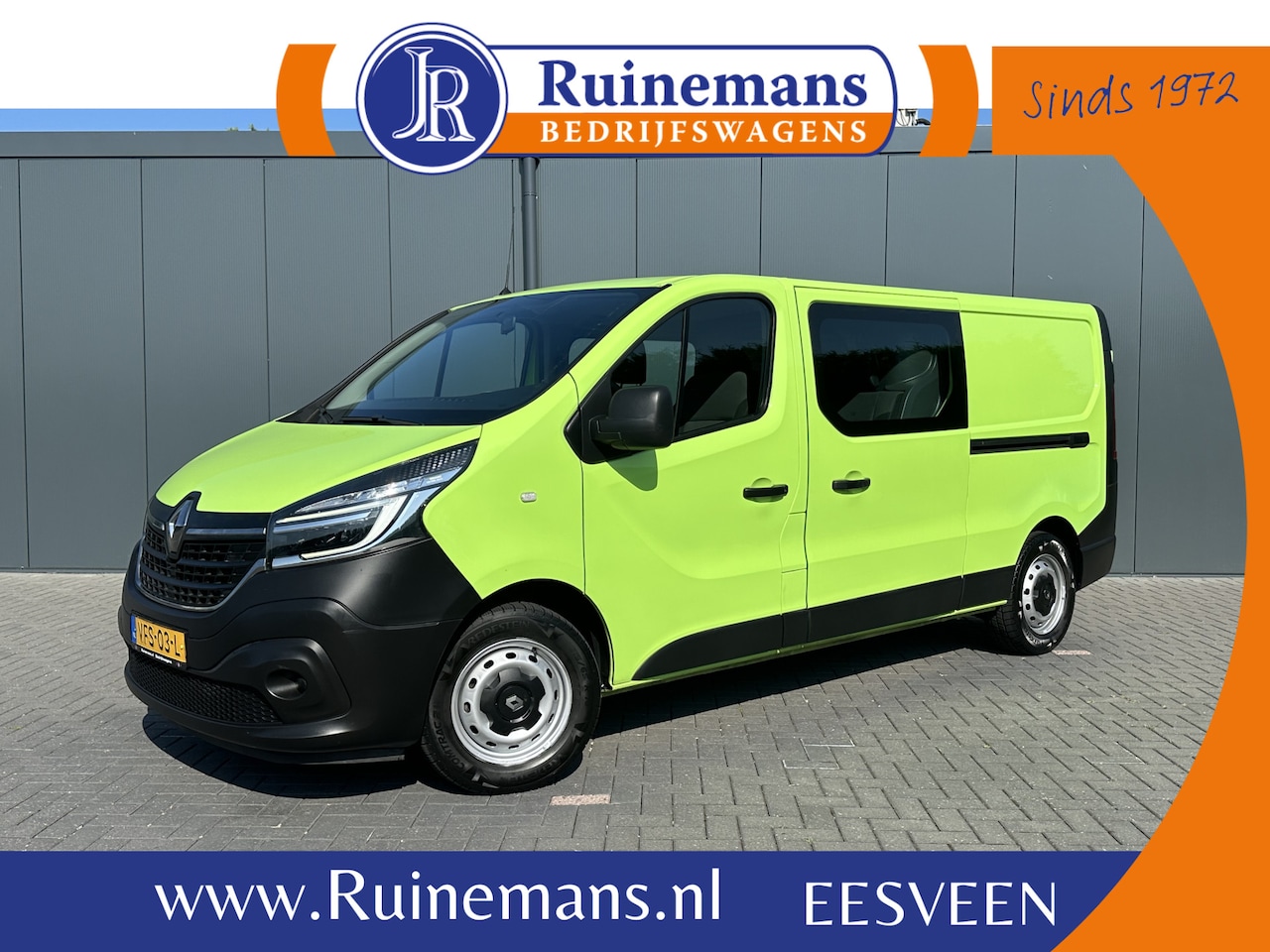Renault Trafic - 1.6 dCi / L2H1 / 1e EIG. / DUBBELE CABINE / 2x SCHUIFDEUR / TREKHAAK / AIRCO / CRUISE / DU - AutoWereld.nl