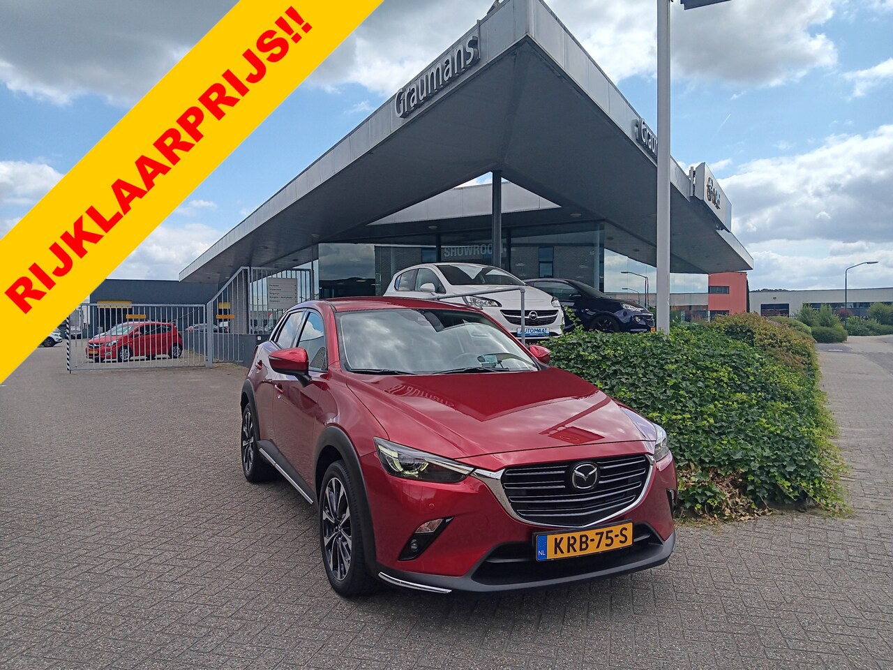Mazda CX-3 - 2.0 SkyActiv-G 120 GT-M AUTOMAAT, LED, 18" LMV, CAMERA, PDC, HUD, etc. incl. 12 MND BOVAGG - AutoWereld.nl