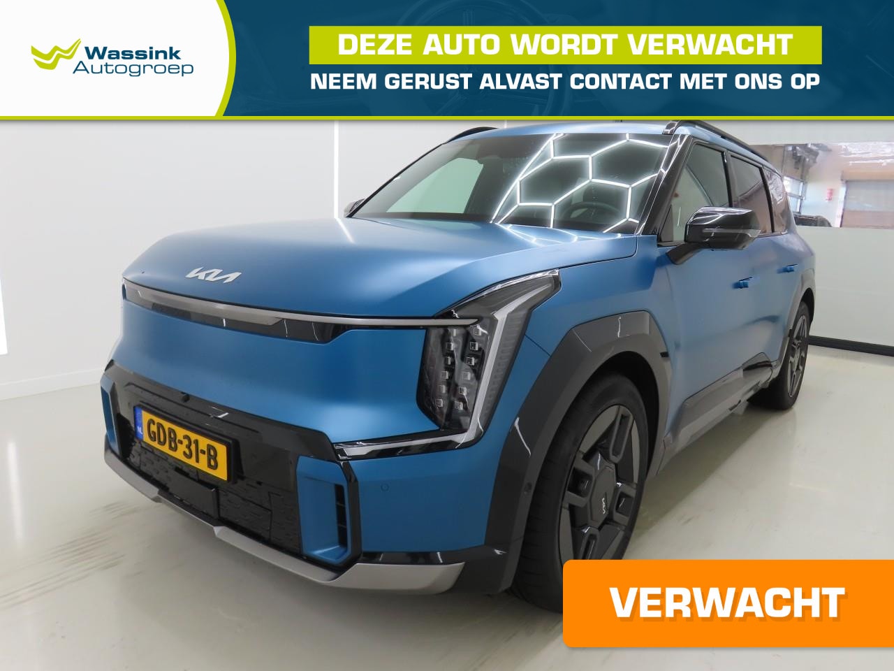 Kia EV9 - GT-Line AWD 99.8 kWh 385pk | Navigatie | 360 camera | Stoelverwarming | - AutoWereld.nl