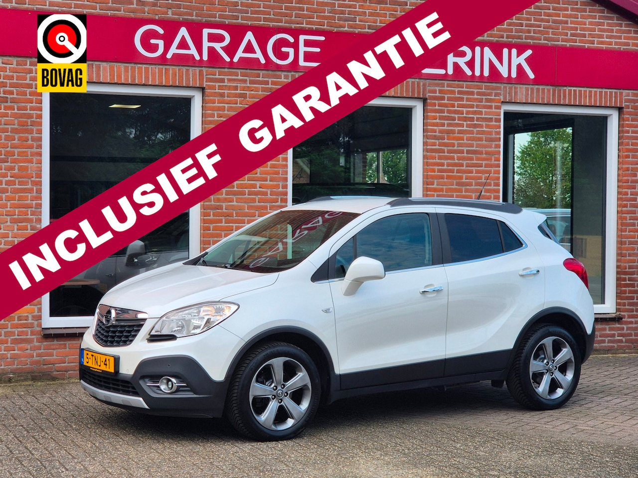 Opel Mokka - 1.4 T Cosmo 4x4 140PK 5drs clima, cruise, navi, pdc, lmv, agr, camera, half leer - AutoWereld.nl