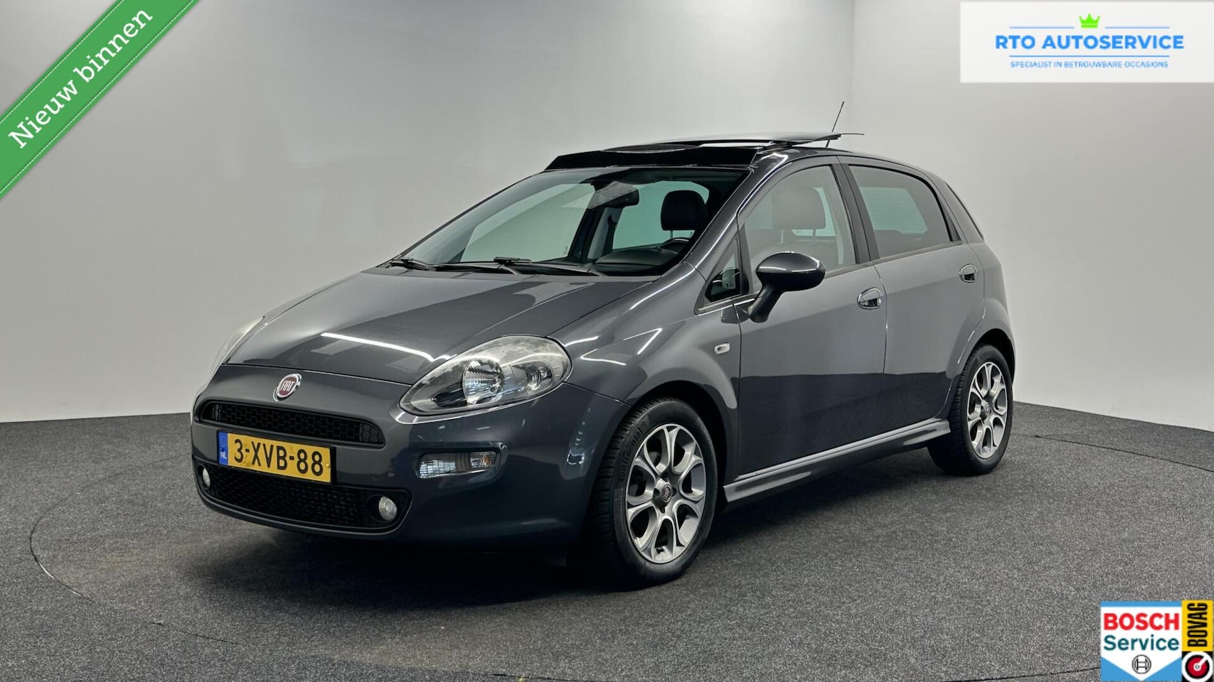 Fiat Punto Evo - 0.9 TwinAir Lounge PANO CRUISE 81000 KM. - AutoWereld.nl