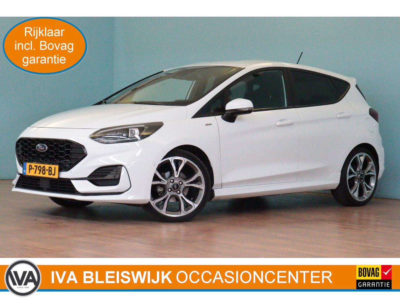 Ford Fiesta - 1.0 EcoBoost Hybrid ST-Line X | NAVI / APPCONNECT | CAMERA + PDC | VRUIT / STUUR / STOELVE - AutoWereld.nl