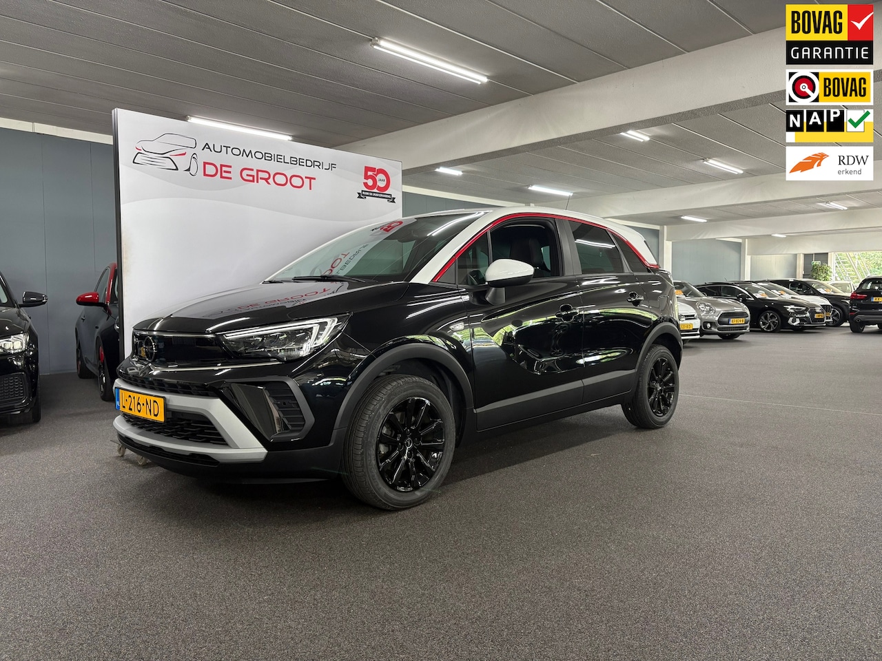 Opel Crossland - 1.2 Turbo GS Line/ NL auto/ Eerste eigenaar/ Parkeersensoren/ Achteruitrijcamera - AutoWereld.nl