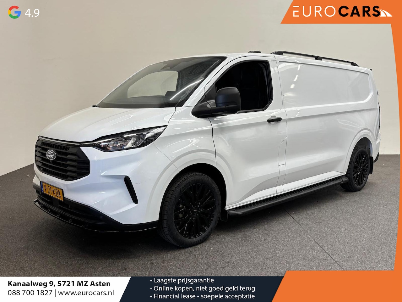Ford Transit Custom - 300 2.0 TDCI L2H1 EC Sport Nieuw Model Automaat Airco Cruise Navi Parkeersensoren Camera C - AutoWereld.nl