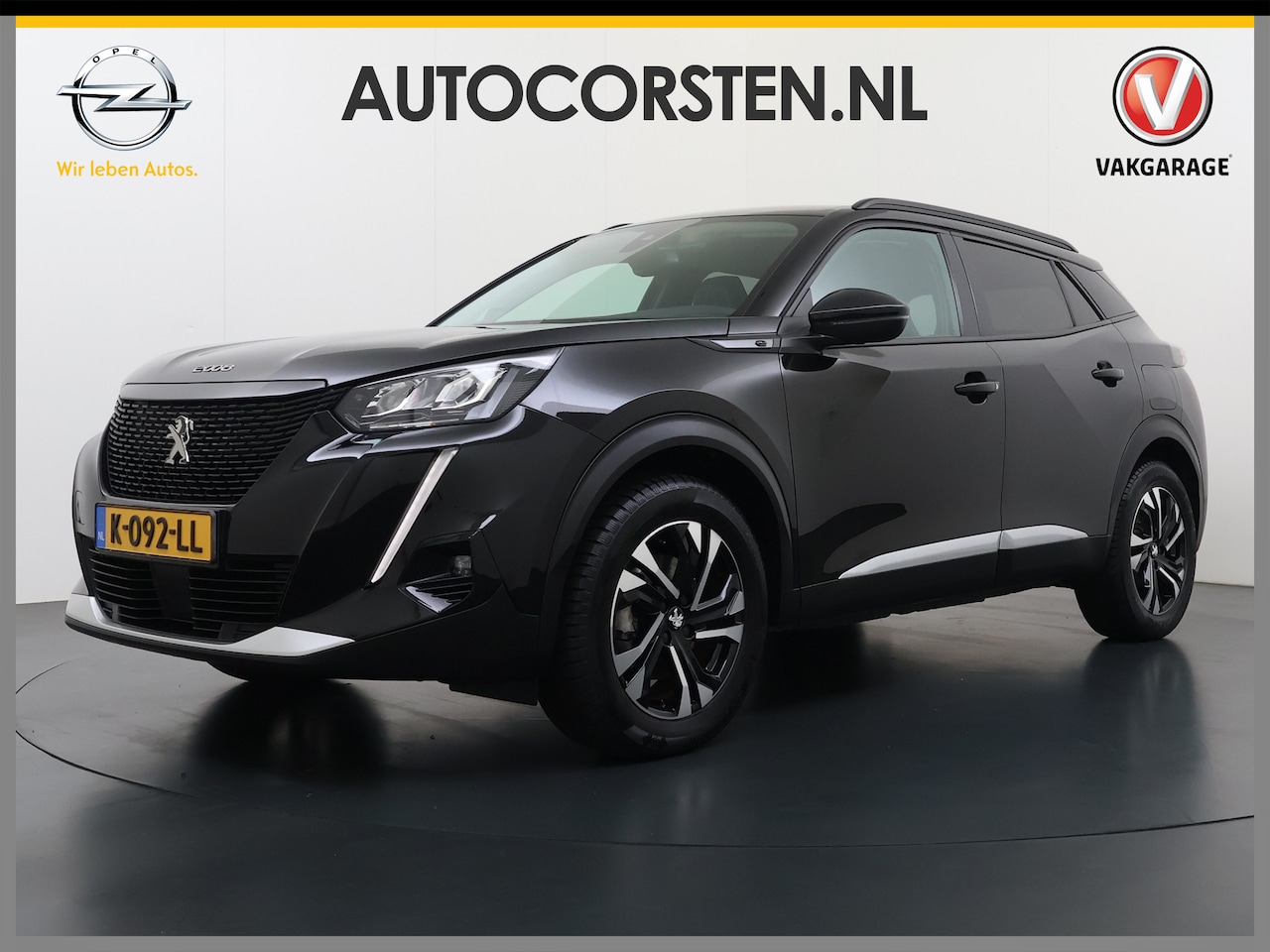 Peugeot e-2008 - EV Blue Allure 50kWh SOH 95% 3D-Navi 360°Camera Apple Carplay Android Auto Ecc Cruise Cont - AutoWereld.nl