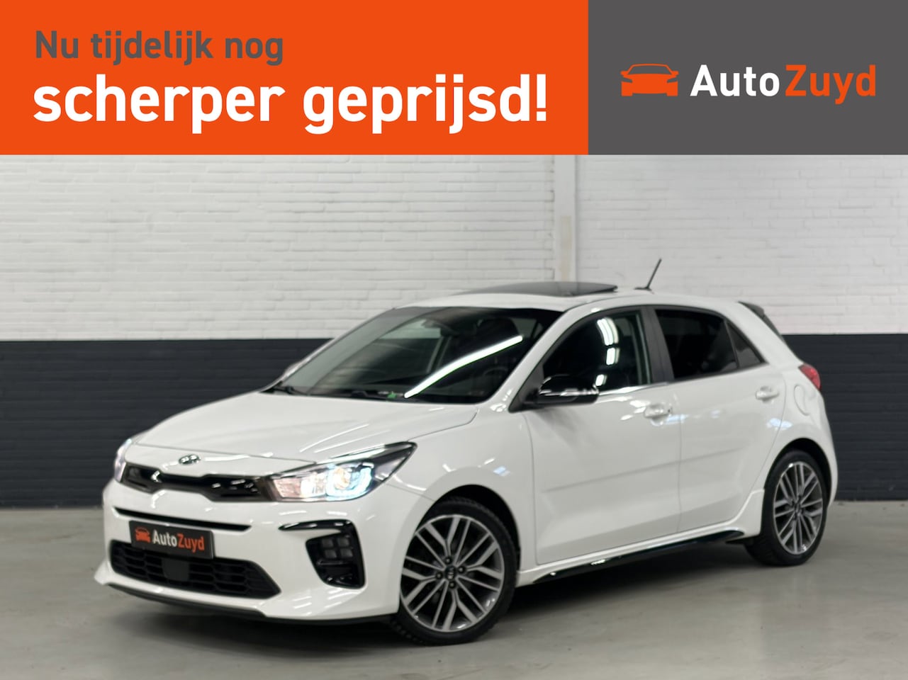 Kia Rio - 1.0 TGDI GT-Line 120pk Airco / Navi / Stoelverwarming / Schuifdak - AutoWereld.nl
