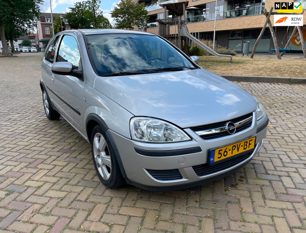 Opel Corsa - 1.2-16V Full Rhythm 1.2-16V Full Rhythm, Aut, 3drs, Airco, Pdc, Cruise, Lmv, Elektr ramen, Geen import, Nap, G - AutoWereld.nl