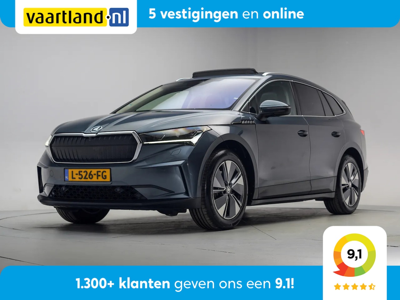 Skoda Enyaq iV - 60 First Edition [ Panoramadak Head-up Leder Matrix-Led ] - AutoWereld.nl