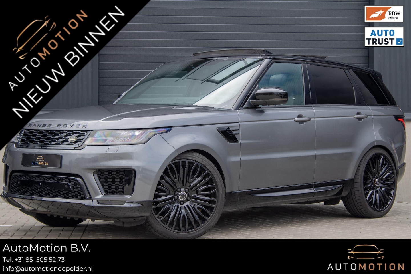 Land Rover Range Rover Sport - 2.0 P400e HSE Dynamic Overfinch PANO 360CAMERA MEMORY LUCHTVERING - AutoWereld.nl