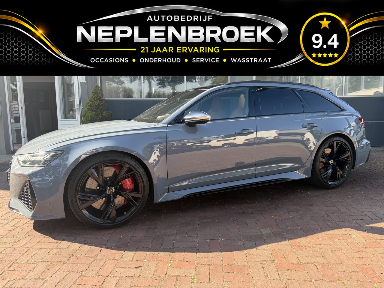 Audi RS6 - TFSI quattro Dynamic Plus | Pano | Keramisch | B&O | Carbonpakket | 4WS | HUD | - AutoWereld.nl
