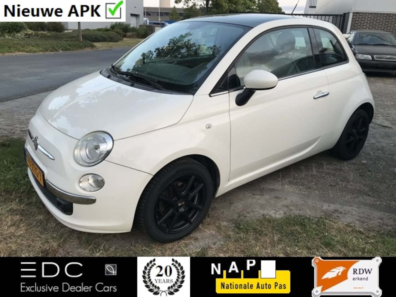 Fiat 500 - 1.2 Lounge Panoramadak | Airco | Nitro Edition Etc. - AutoWereld.nl