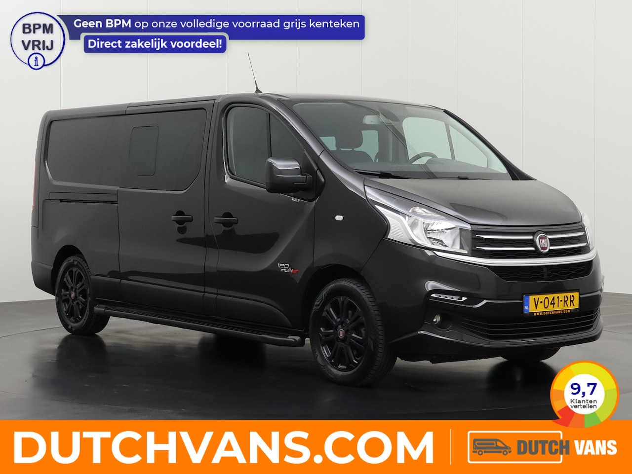 Fiat Talento - 1.6 MJ Lang Dubbele Cabine 6-Persoons | 2xSchuifdeur | Exclusive | Multimedia | Privacygla - AutoWereld.nl