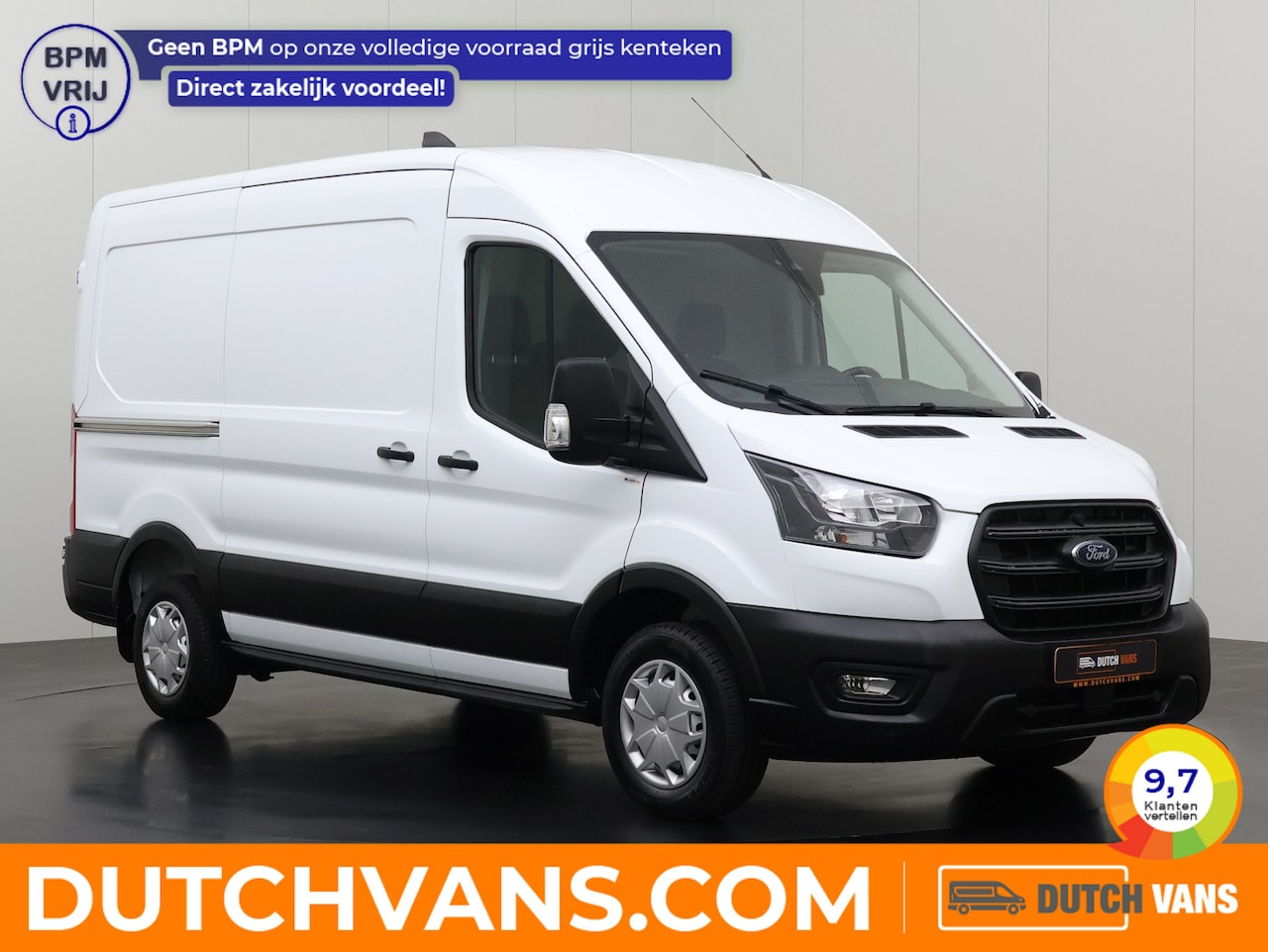 Ford Transit Custom - 2.0TDCi 130PK L2H2 | Airco | Cruise | 3-Zits | Betimmering - AutoWereld.nl