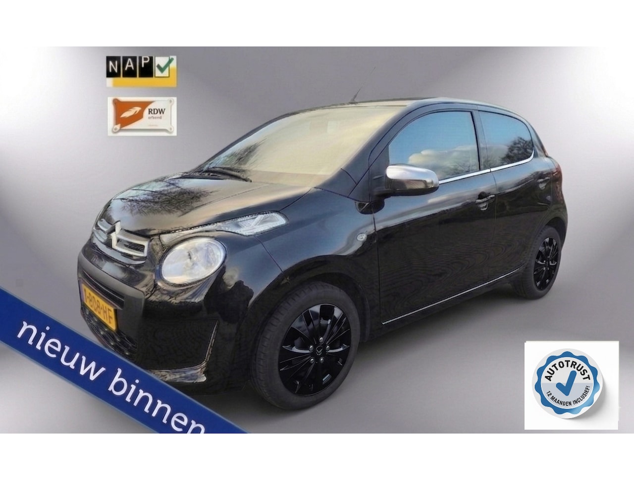Citroën C1 - 1.0 VTi Feel Pack Comfort incl. 12 maanden garantie met Europese dekking. - AutoWereld.nl