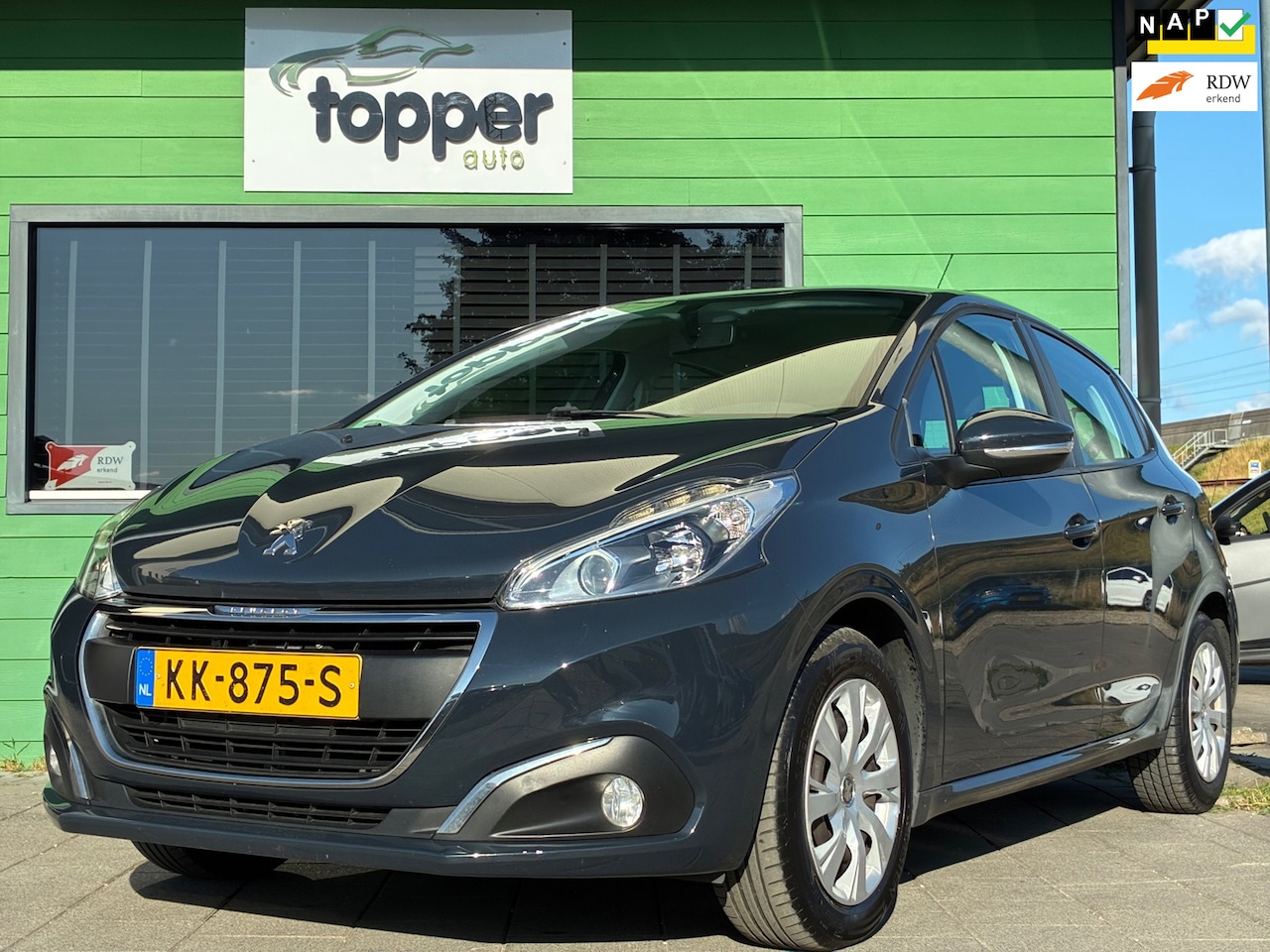Peugeot 208 - 1.2 PureTech Blue Lion|2e Eigenaar|D-riem v.v.|Navigatie|Airco|CruiseControl|PDC|Trekhaak - AutoWereld.nl