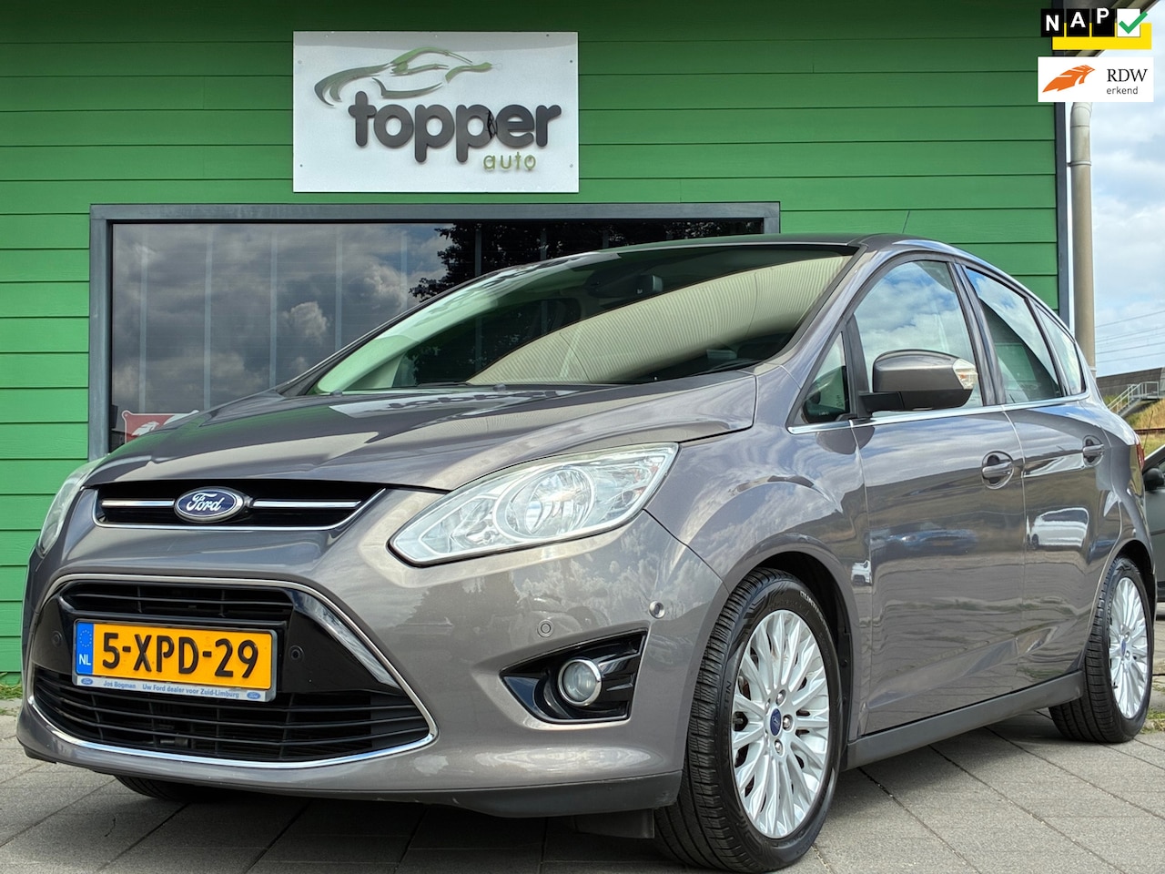 Ford C-Max - 1.0 Edition Plus|1e Eigenaar|Camera|Navigatie|PDC|Trekhaak|CruiseControl|Climatronic| - AutoWereld.nl