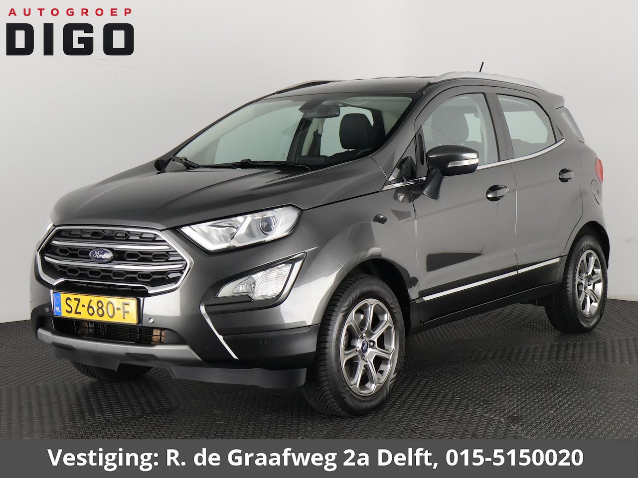 Ford EcoSport - 1.0 EcoBoost Trend Essential | Trekhaak | Stuur-& Stoelverwarming | Navigatie | Camera | - AutoWereld.nl