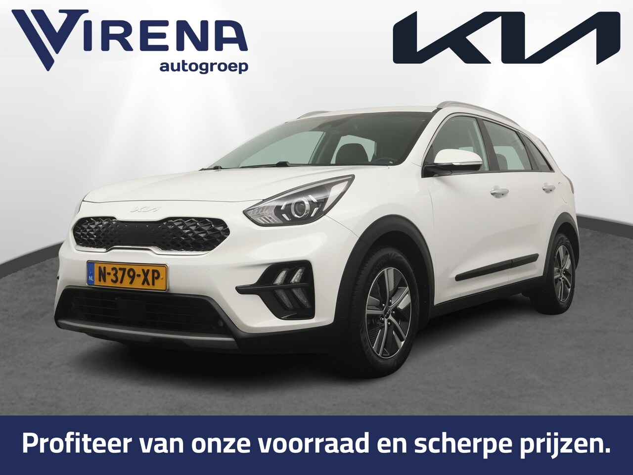 Kia Niro - 1.6 GDi Hybrid DynamicLine Climate controle-Navigatie - Achteruitrijcamera-Cruise Control- - AutoWereld.nl