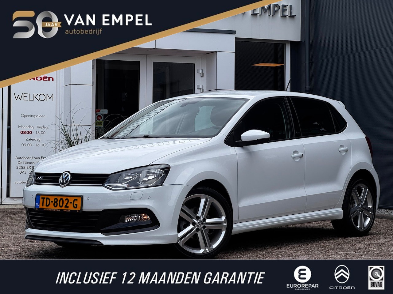 Volkswagen Polo - 1.2 TSI Comfortline Business R-Line | Automaat | PDC voor + achter | Stoelverwarming | Cli - AutoWereld.nl