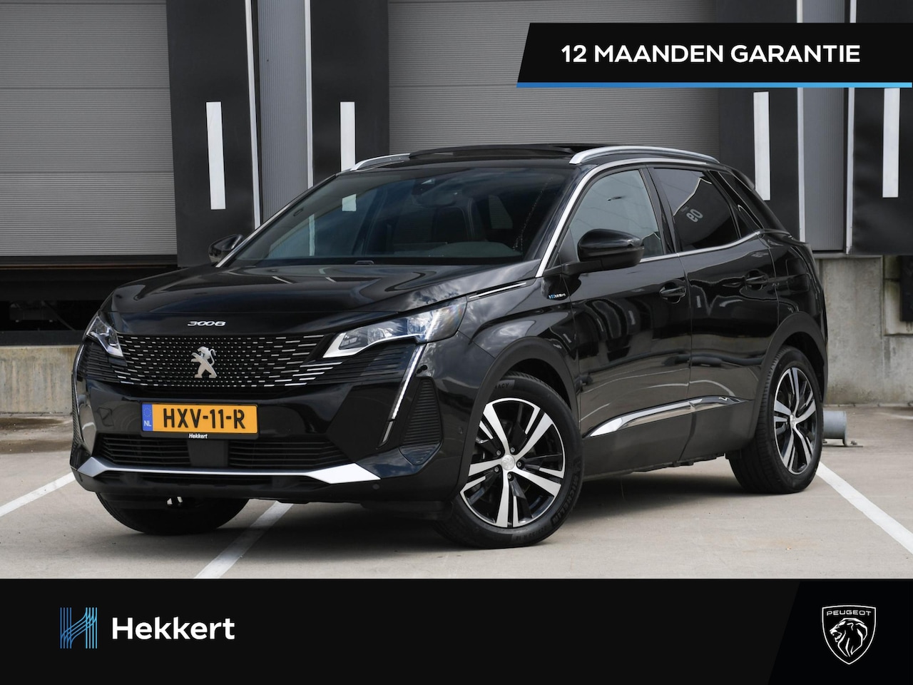 Peugeot 3008 - GT 1.6 HYbrid4 300pk Automaat PANO-DAK | 18''LM | ADAP. CRUISE | DODE HOEK | DAB | NAVI | - AutoWereld.nl