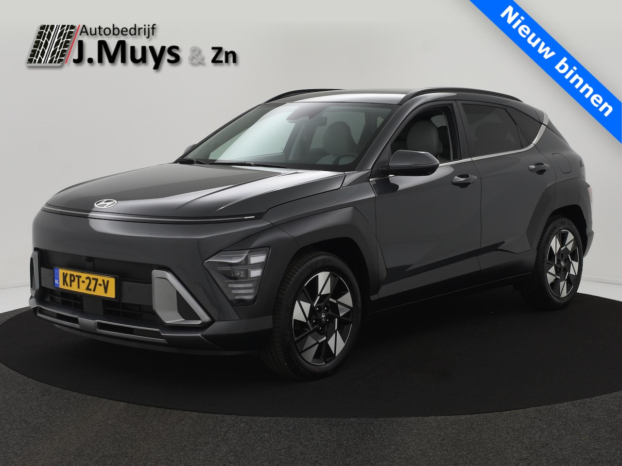 Hyundai Kona - 1.6 GDI HEV Premium LEER|STOELVENTILATIE|BOSE|ACC|BLIS|360CAMERA|ELEK.ACHTERKLEP - AutoWereld.nl
