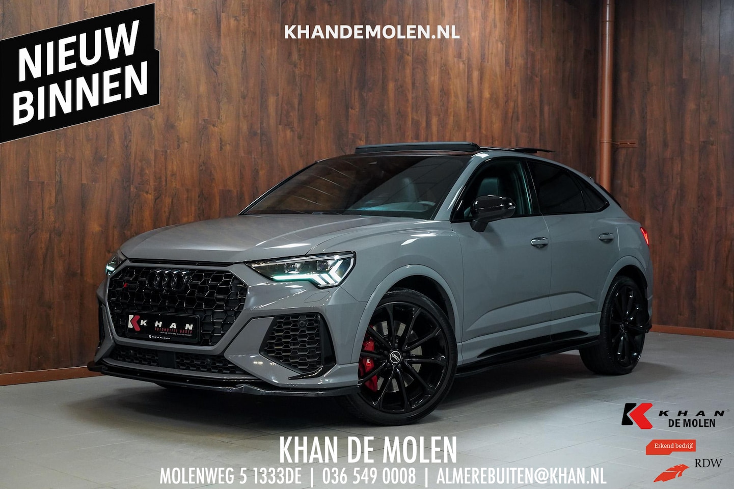 Audi Q3 Sportback - TFSI RS BOMVOL|Pano|RS Stoelen|SONOS|RS Uitlaat| - AutoWereld.nl