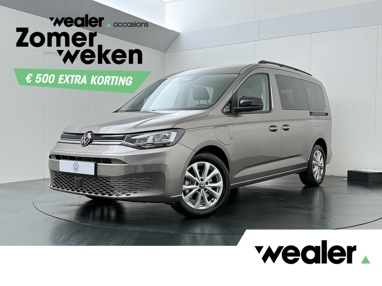 Volkswagen Caddy Maxi - 1.5 TSI Hybride Life DSG 7-Persoons | 150 PK | SoH 100% | Adaptive Cruise Control | Achter - AutoWereld.nl