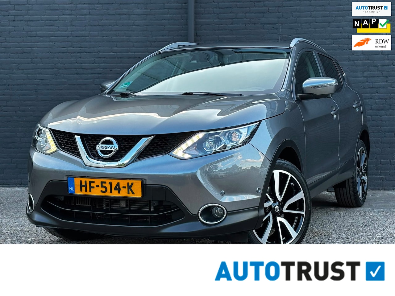 Nissan Qashqai - 1.2 Tekna KEYLESS|LEDER|360CAMERA|NAVI|NWE APK|NAP| - AutoWereld.nl