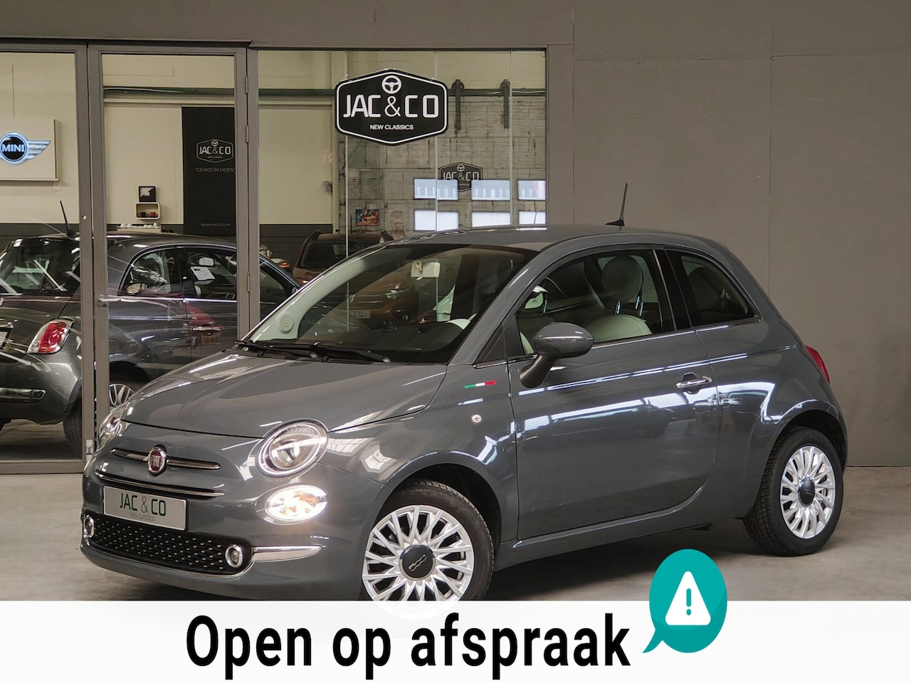 Fiat 500 - 1.2 Lounge NAVI - APPLE CARPLAY- NIEUWSTAAT - AutoWereld.nl