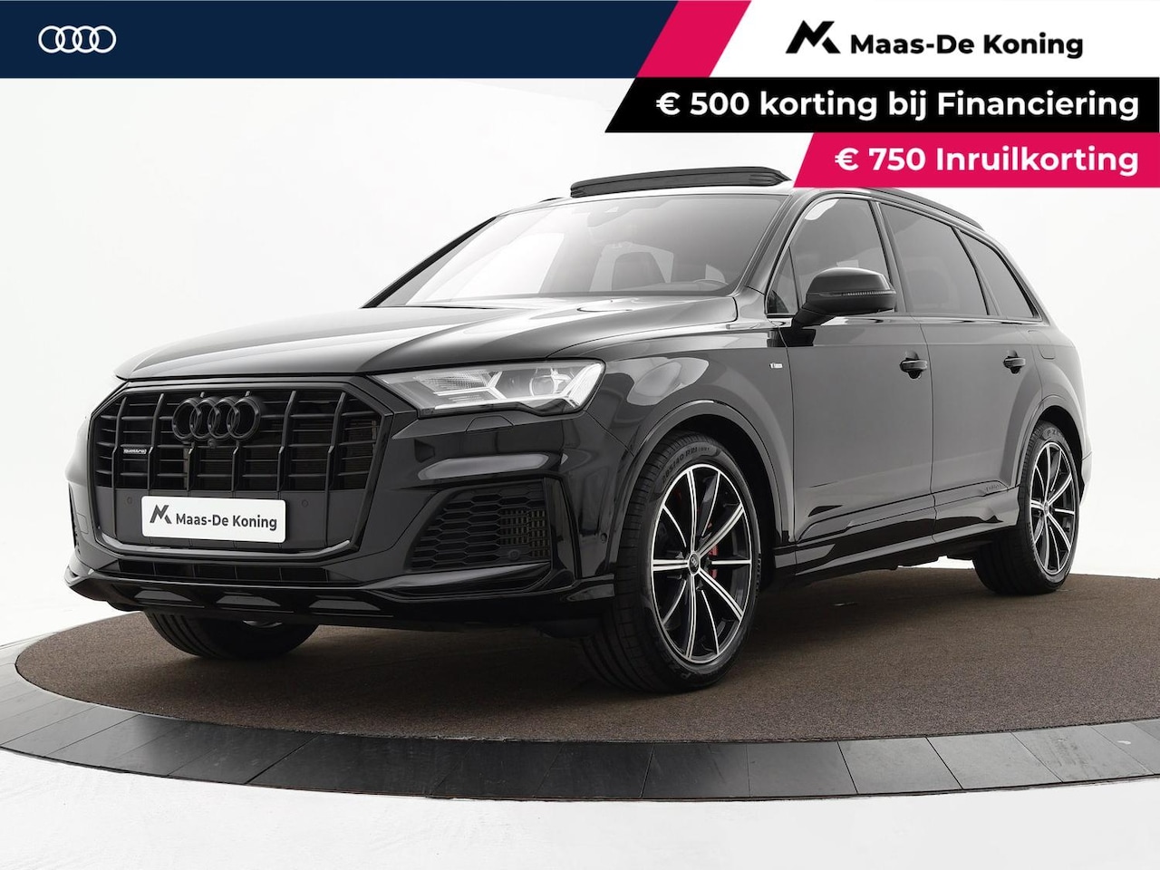 Audi Q7 - 55 TFSIe 381pk Tiptronic Quattro Pro Line S · SOH 97,2% · Panoramadak · 360 Camera · Lucht - AutoWereld.nl