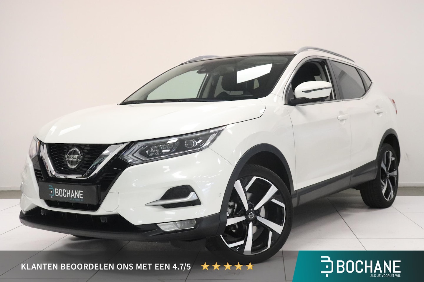 Nissan Qashqai - 1.3 DIG-T Tekna | Panoramadak | Trekhaak | 360° Camera | Climate control | AppleCarplay An - AutoWereld.nl