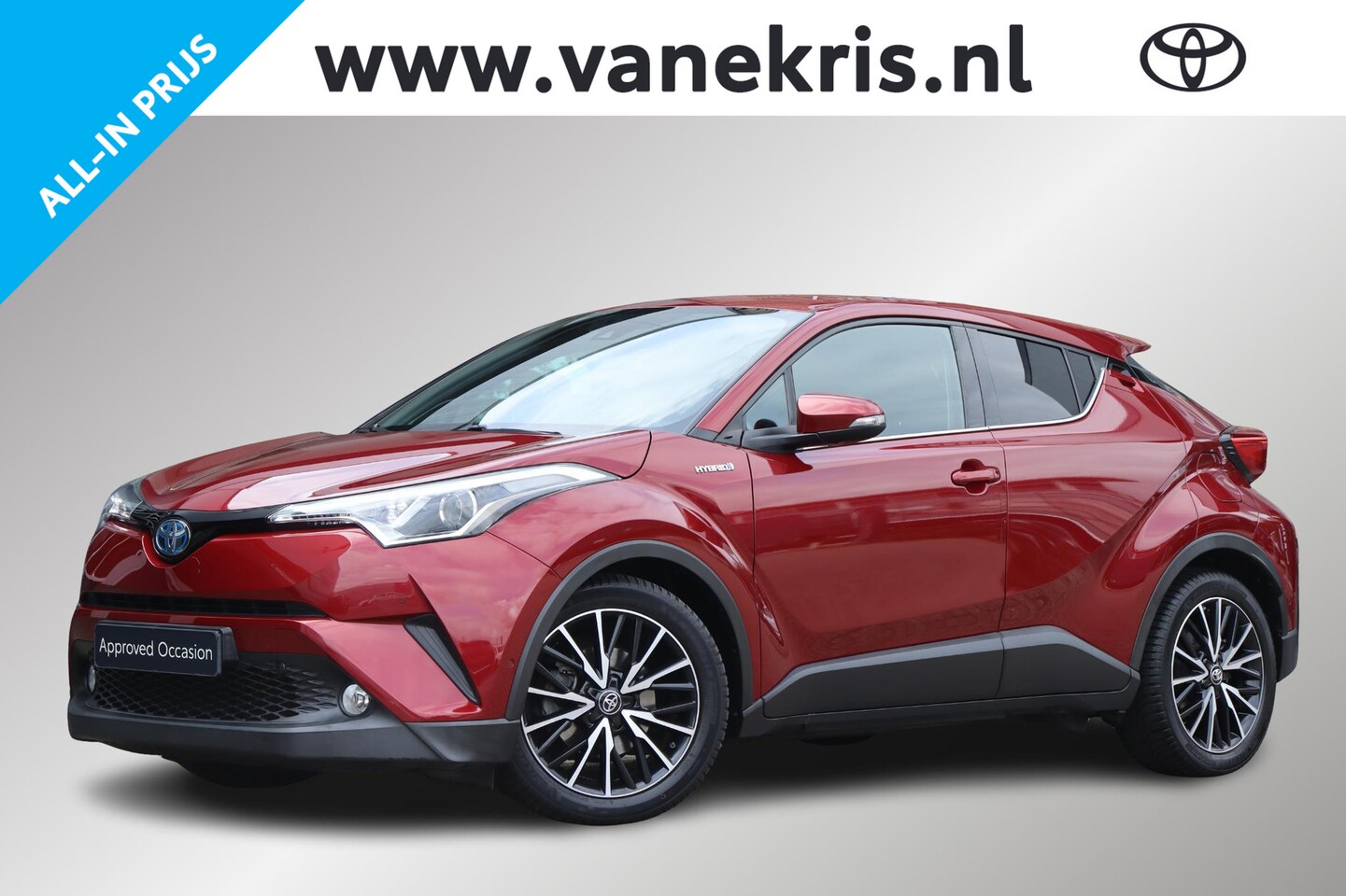 Toyota C-HR - 1.8 Hybrid Style 1.8 Hybrid Style, Trekhaak, Parkeersensoren, BSM - AutoWereld.nl