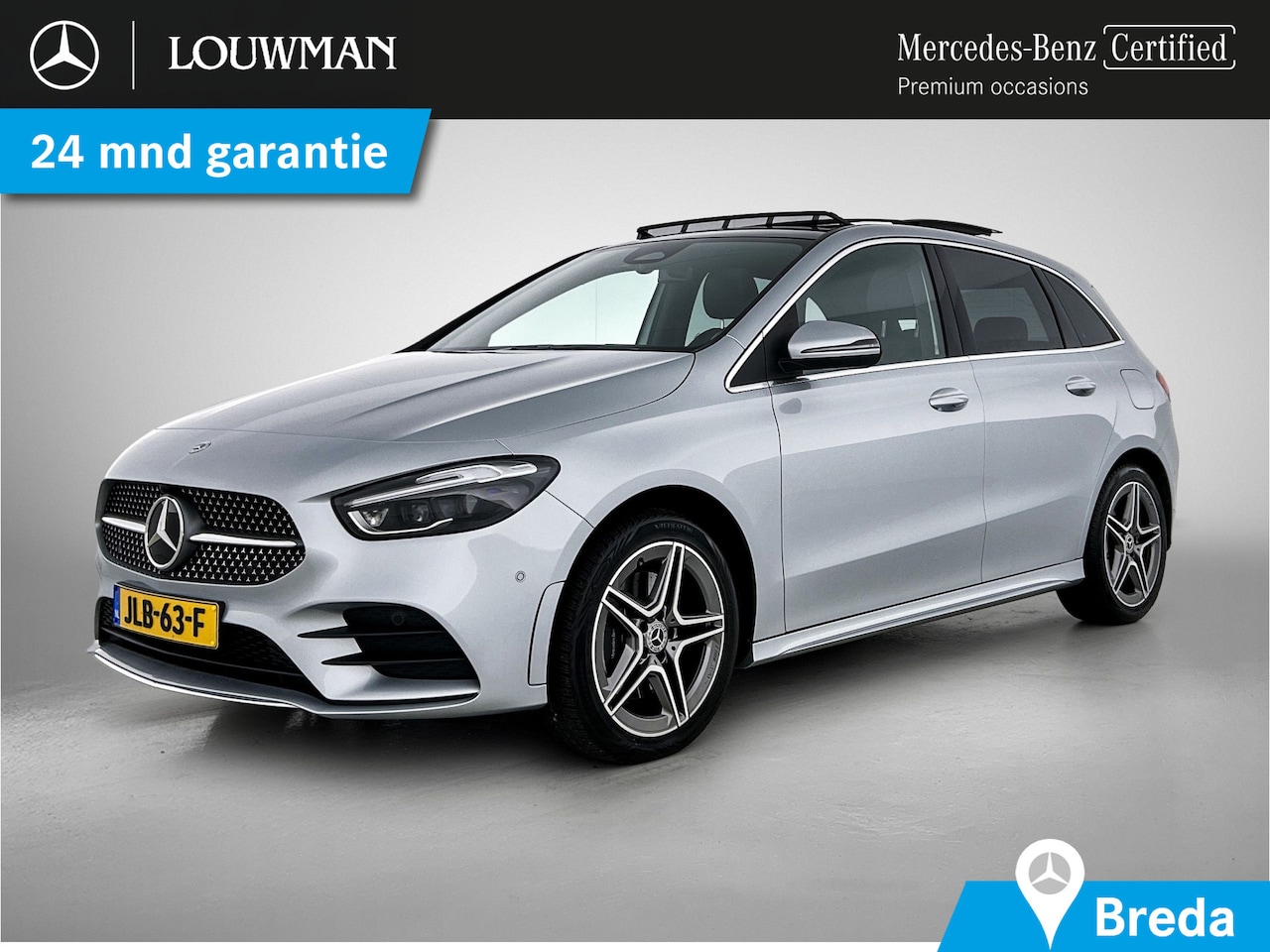 Mercedes-Benz B-klasse - 250 e Business Solution AMG AMG Line | Panoramadak | Parkeerpakket met achteruitrijcamera - AutoWereld.nl
