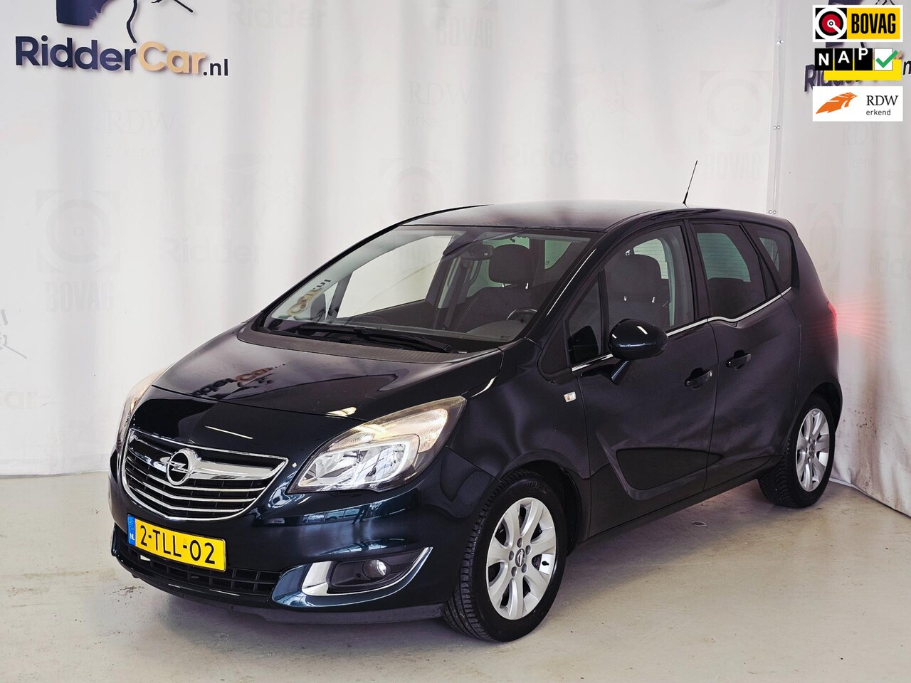Opel Meriva - 1.4 Turbo Cosmo|2E EIG|NAP|CRUISE|TREKHAAK|PARK SENS|AIRCO|APK04-27 - AutoWereld.nl