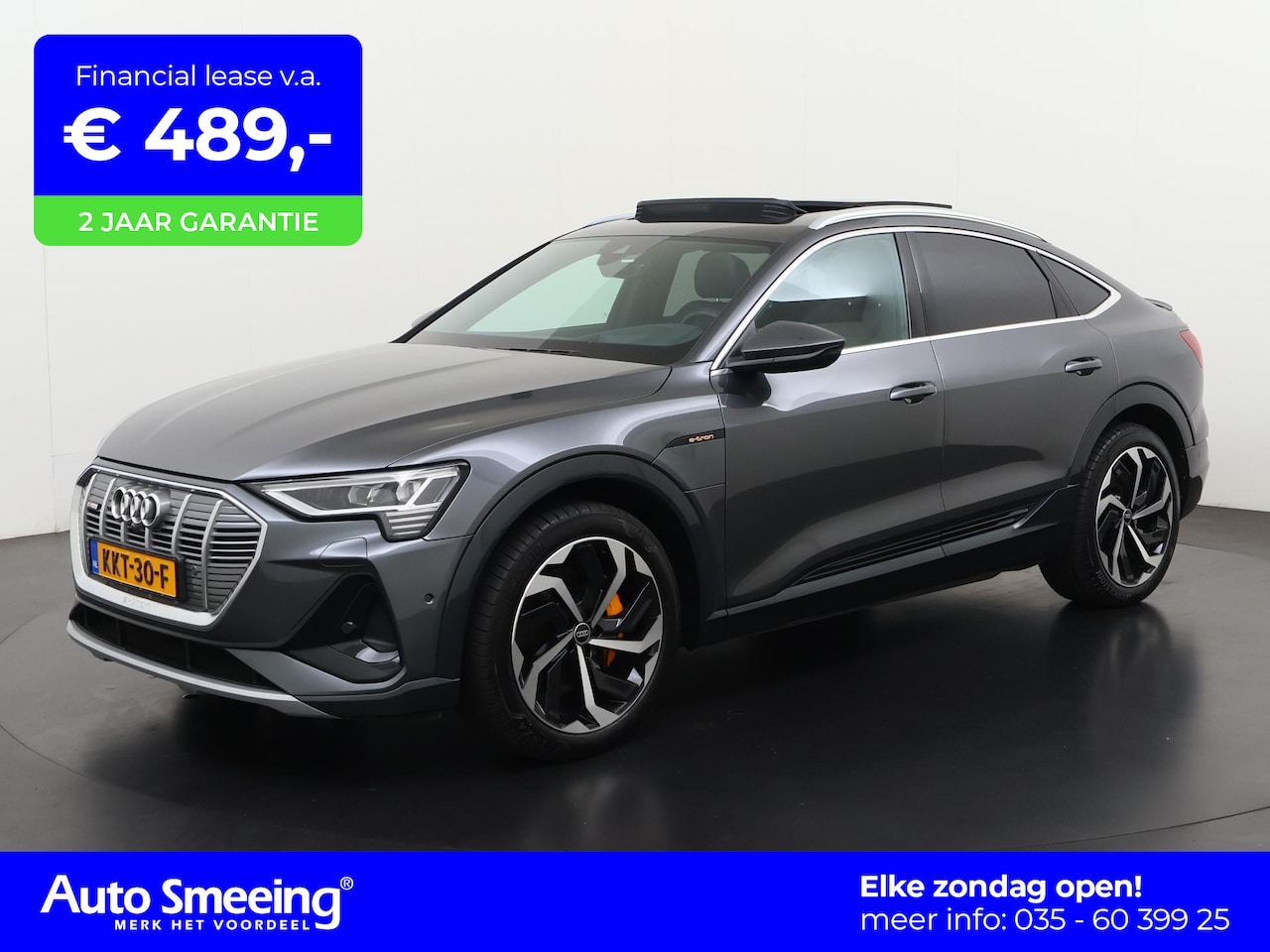 Audi e-tron Sportback - 55 quattro S edition 95 kWh | SOH 95% | Panoramadak | Head Up | Trekhaak | Zondag Open! - AutoWereld.nl