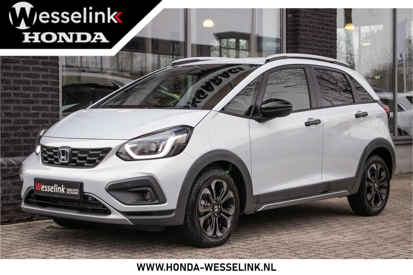 Honda Jazz - 1.5 e:HEV Advance Crosstar - Cons.prijs rijklr | Honda Sensing | Apple cp/Android auto - AutoWereld.nl