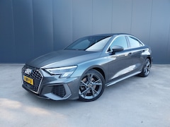 Audi A3 Limousine - 30 TFSI S LINE 1e EIGENAAR VIRTUAL COCKPIT 18 INCH ECC CRUISE NAVI LED HALF LEER
