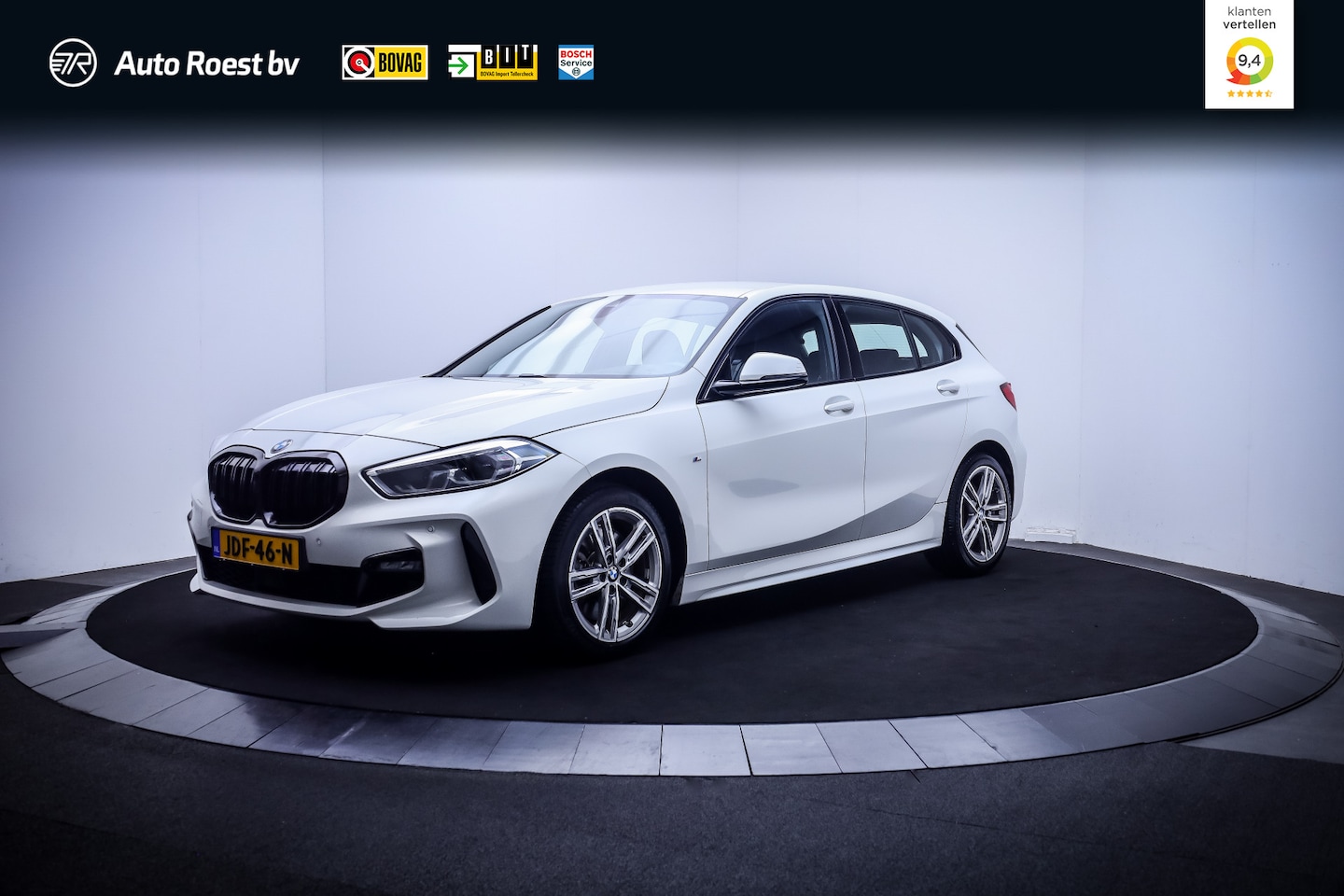 BMW 1-serie - 120i M-Sport High Executive FULL LED | HIFI | STOELVERW | CARPLAY | NAVI | DAB | PDC V+A | - AutoWereld.nl